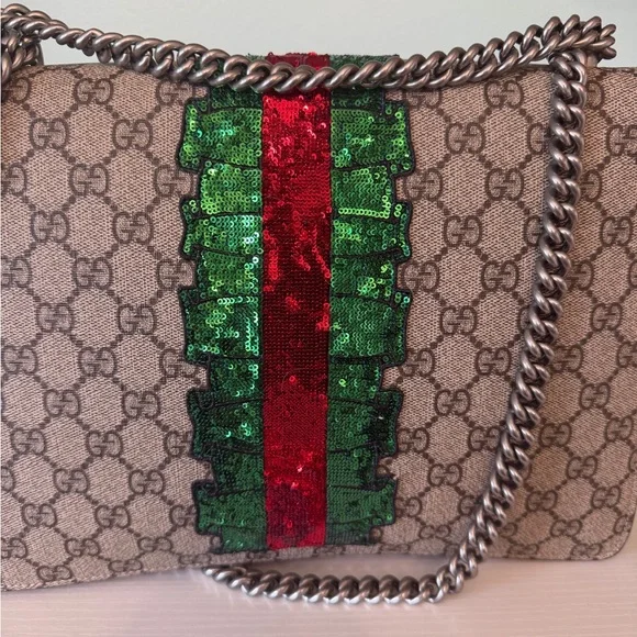 Gucci Dionysus with Lip, Lightning Bolts and Gucci Stripe down the back - Picture 4 of 14